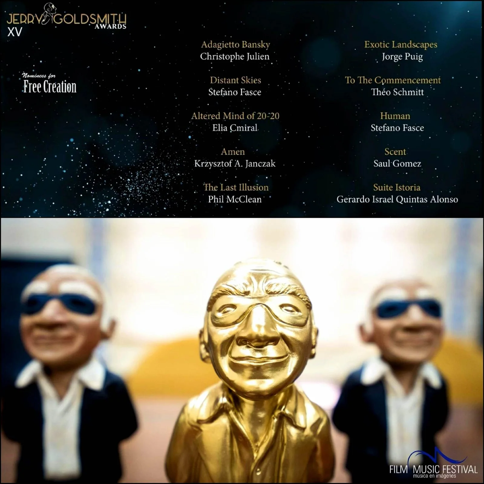 Jerry Goldsmith Awards nominee listing for Amen