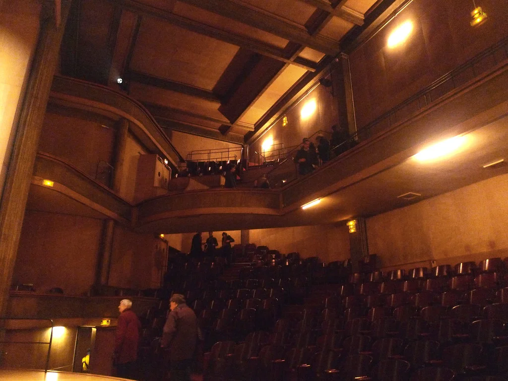 Concert hall balcony and seating